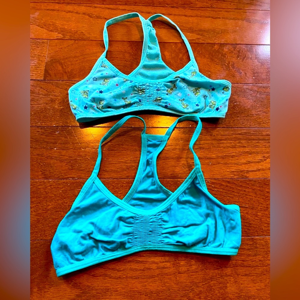 2 Girls Mudd Training Bras Size Small